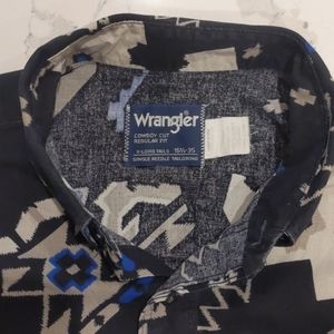 Vintage Wrangler Cowboy Cut L/S Western Shirt